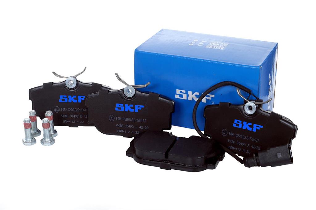 Jeu de 4 plaquettes de frein SKF ref. VKBP 90493 E
